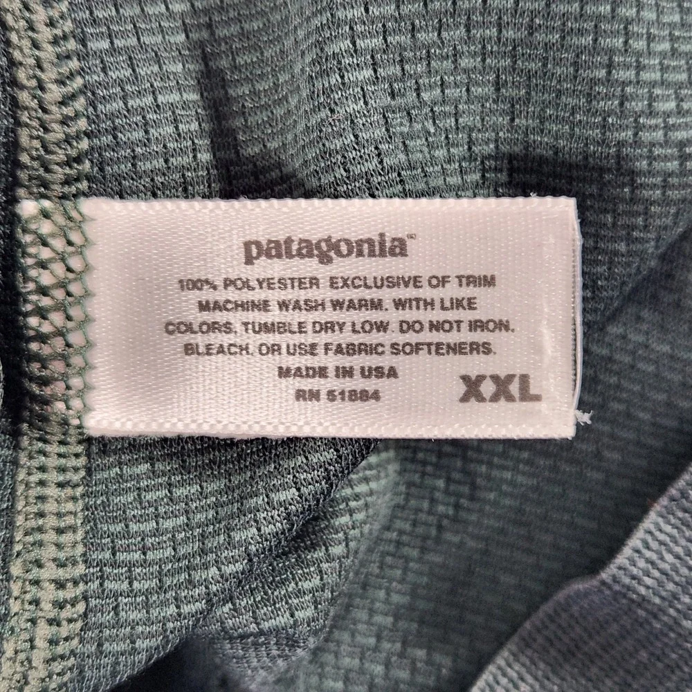 Patagonia Capilene Mens XXL‎ Green Thermal Base Layer Pants Long Johns USA Made